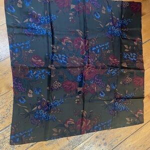 Floral Patterned Scarf